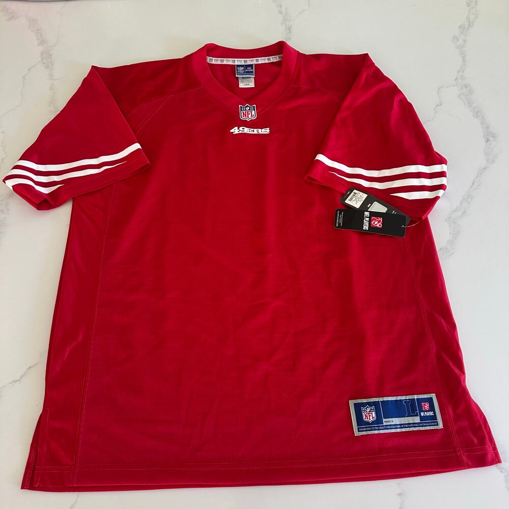 NWT NFL San Francisco 49ers Jersey Pro Line Customizable Jersey Size Large